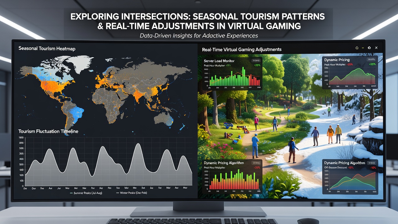 Real-time interface modifications responding to fluctuating tourism-driven player activity