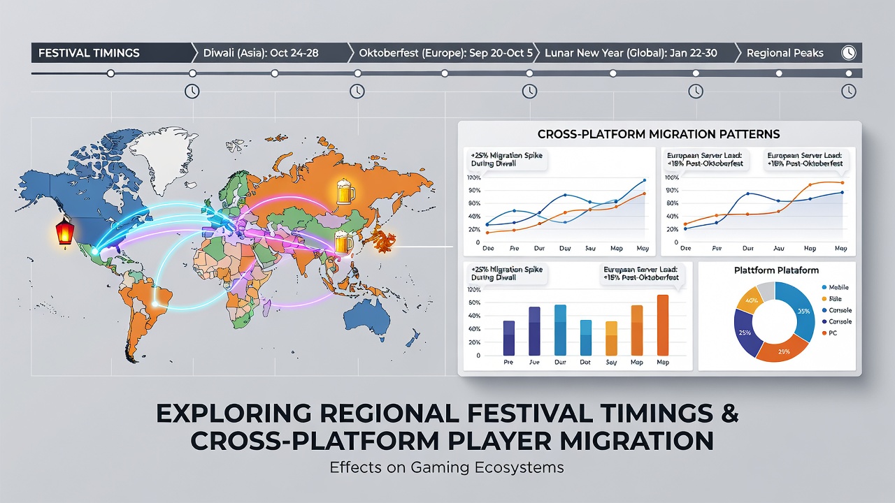 Regional festivals influence player activity across digital gaming platforms during peak cultural events