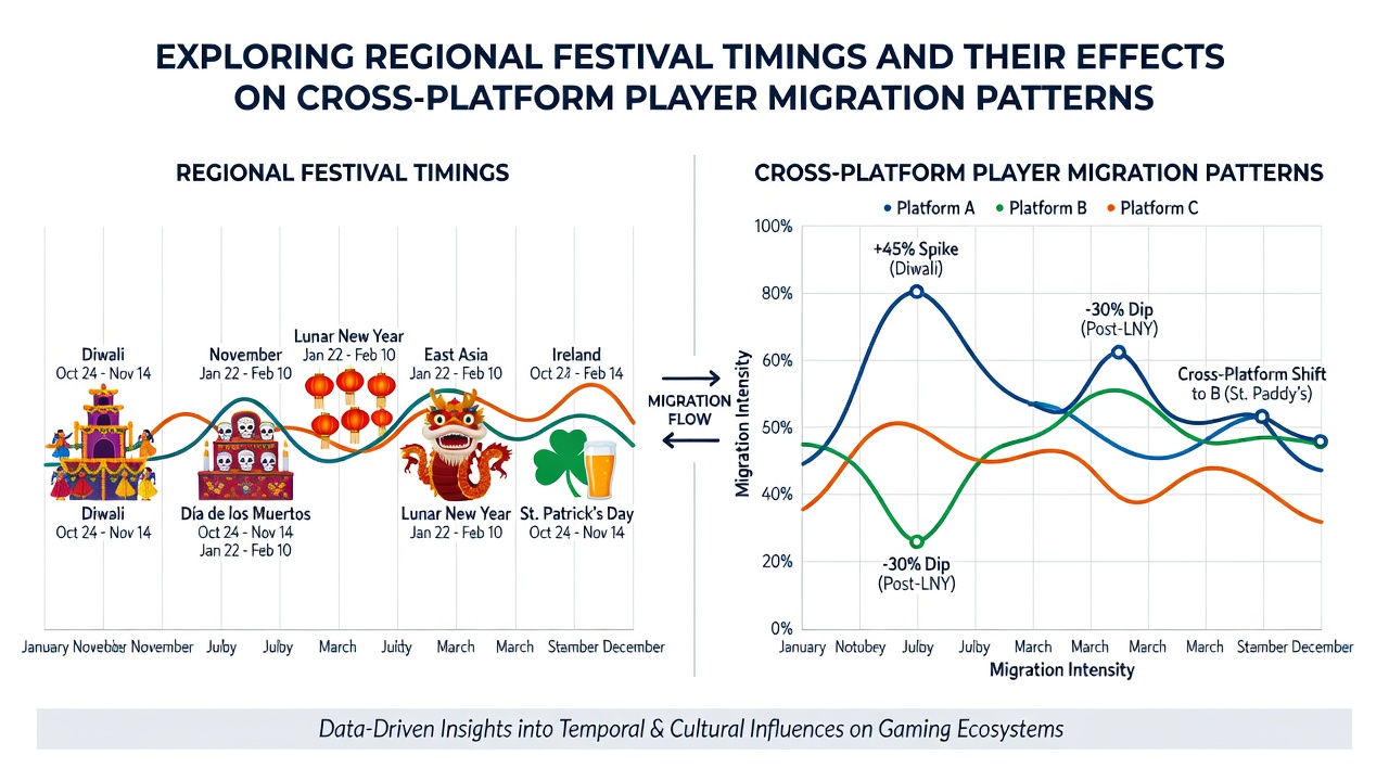 Cross-platform player migration patterns during regional festivals
