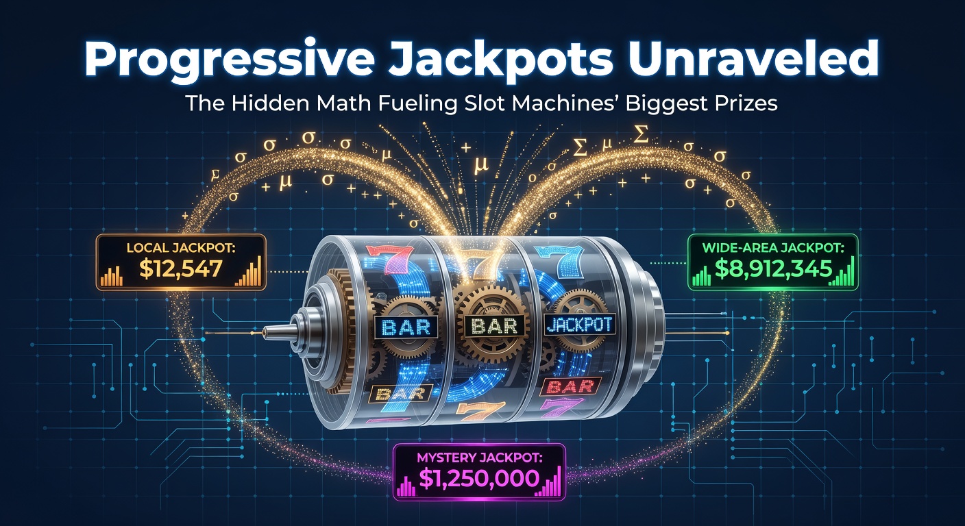 Vibrant slot machine screen displaying a soaring progressive jackpot meter amid flashing lights and casino excitement
